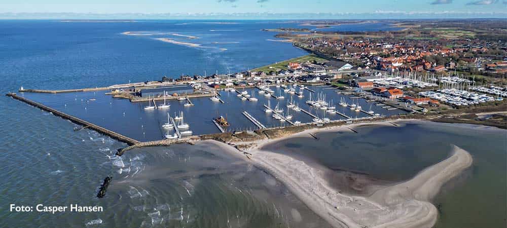 Bogense Havn & Marina, vinterfoto Bogense Havn & Marina, vinterfoto