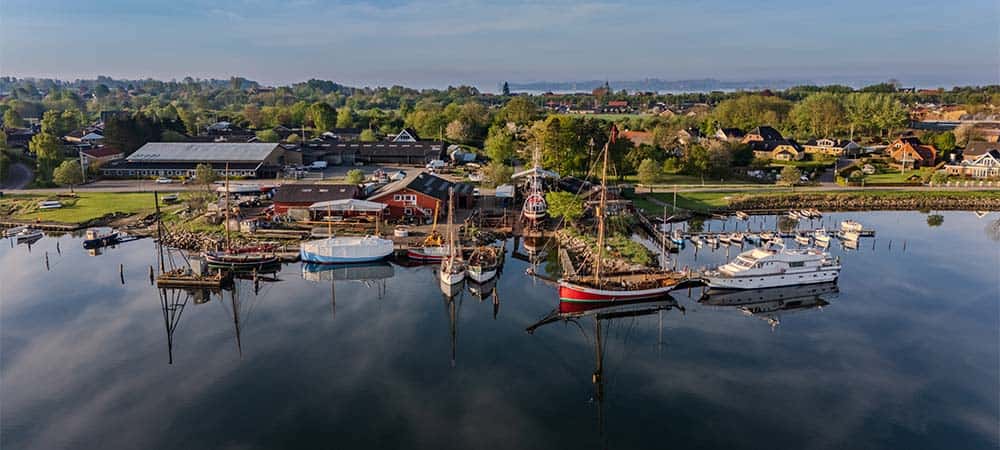 Egernsund havn, skibsværftet Egernsund havn, skibsværftet
