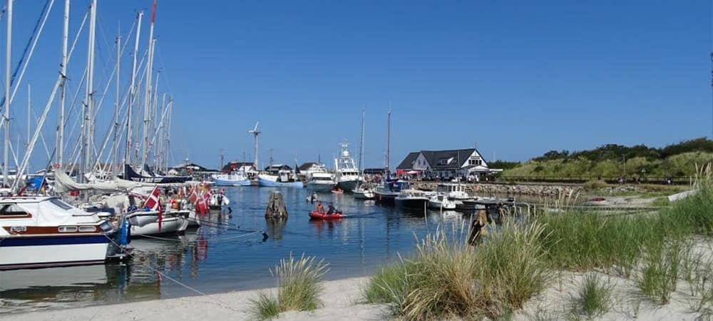 Havn og strand på Anholt Havn og strand på Anholt