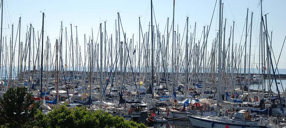 Anholt Havn en sommerdag Anholt Havn en sommerdag