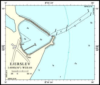 Ejerslev Havn, havnekort Ejerslev Havn, havnekort