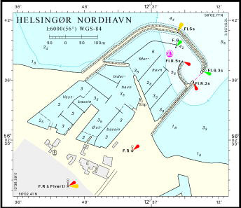 Plan over Helsingør Nordhavn Plan over Helsingør Nordhavn