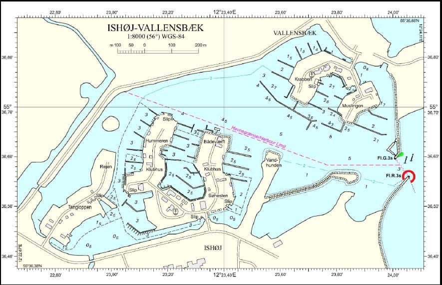 Ishøj Lystbådehavn, havneplan