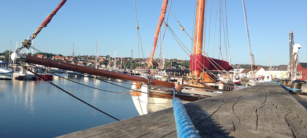 Træskibe i Lemvig Havn Træskibe i Lemvig Havn