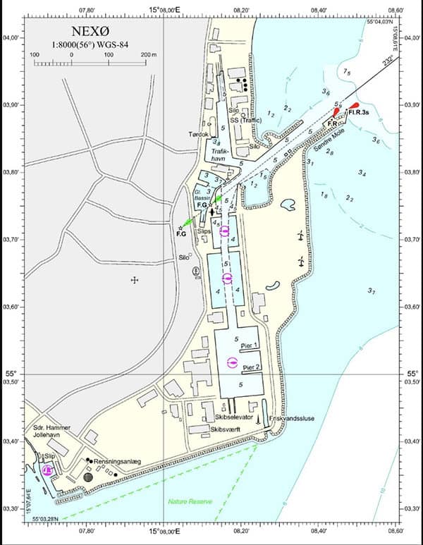 Nexø Havn, havneplan