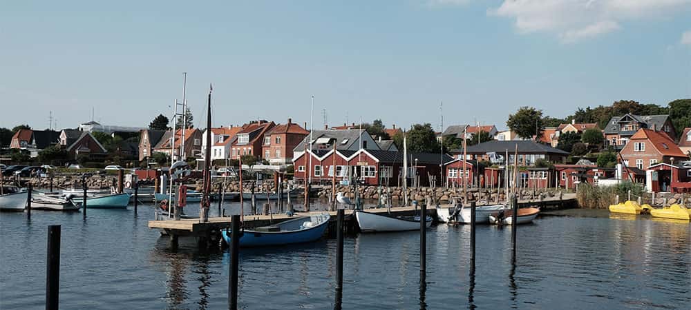 Nysted Havn med joller Nysted Havn med joller